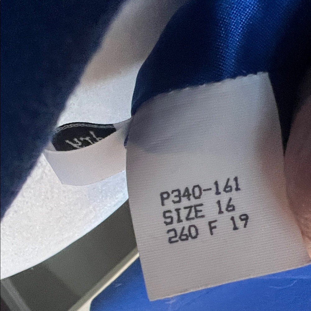 Pendleton Royal Blue Double-Breasted Blazer with Gold Buttons - Picture 5 of 5